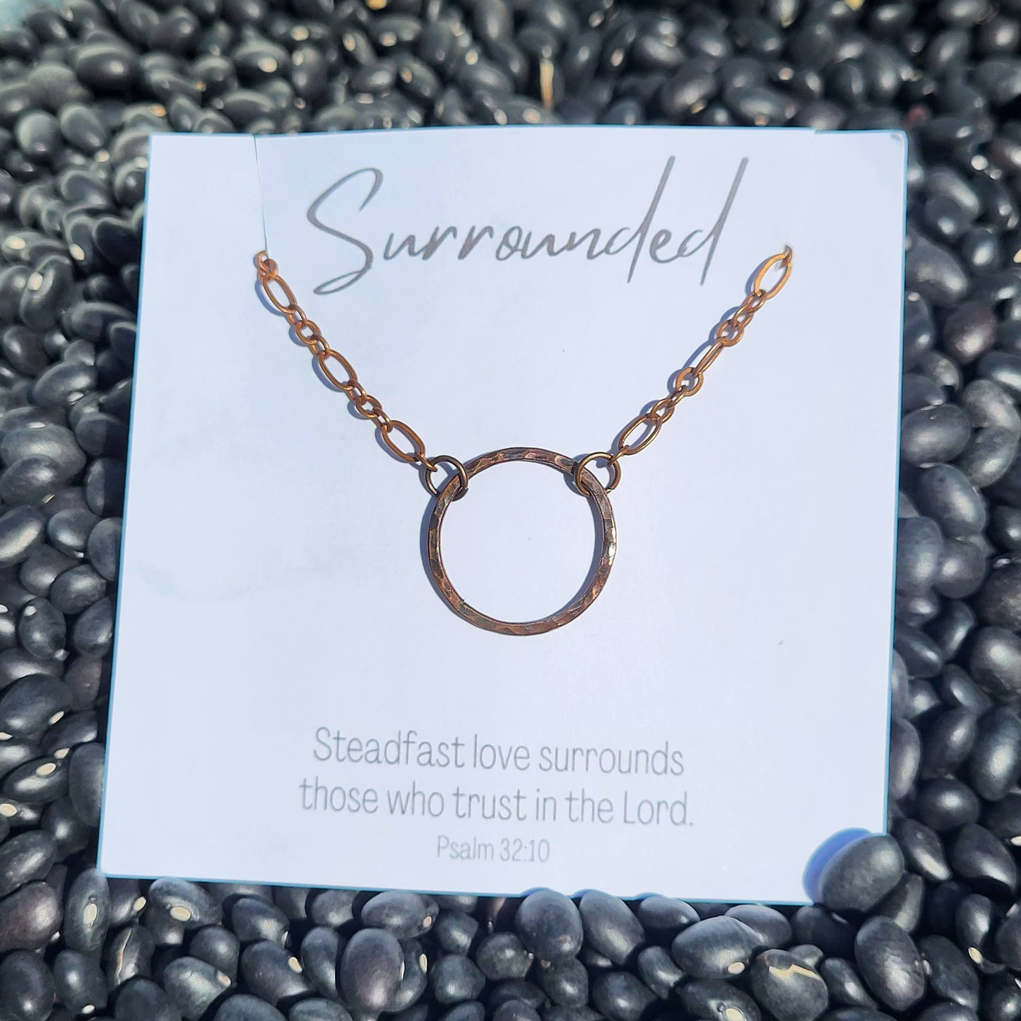 Surrounded Necklace - Copper