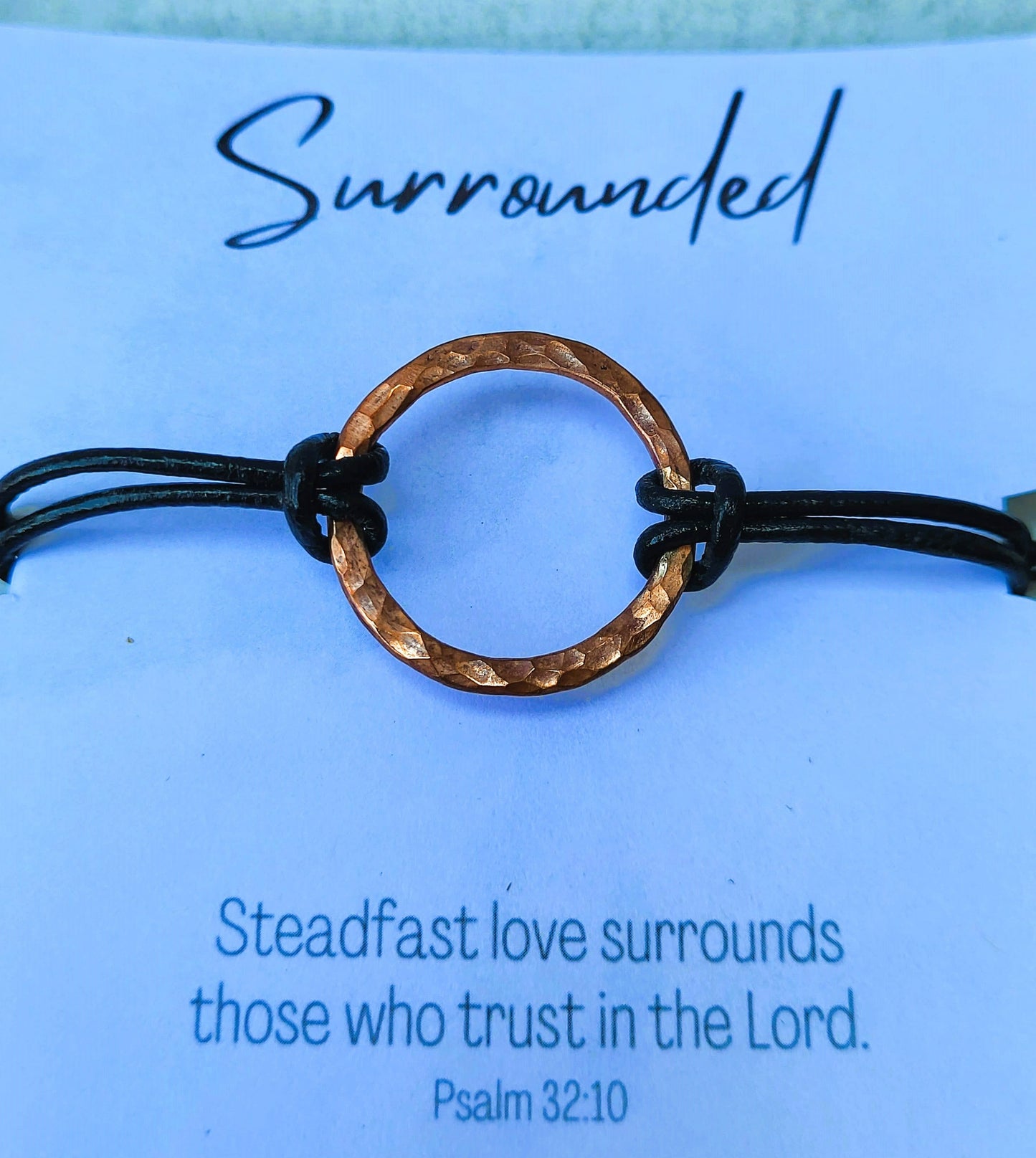 Surrounded Leather Bracelet