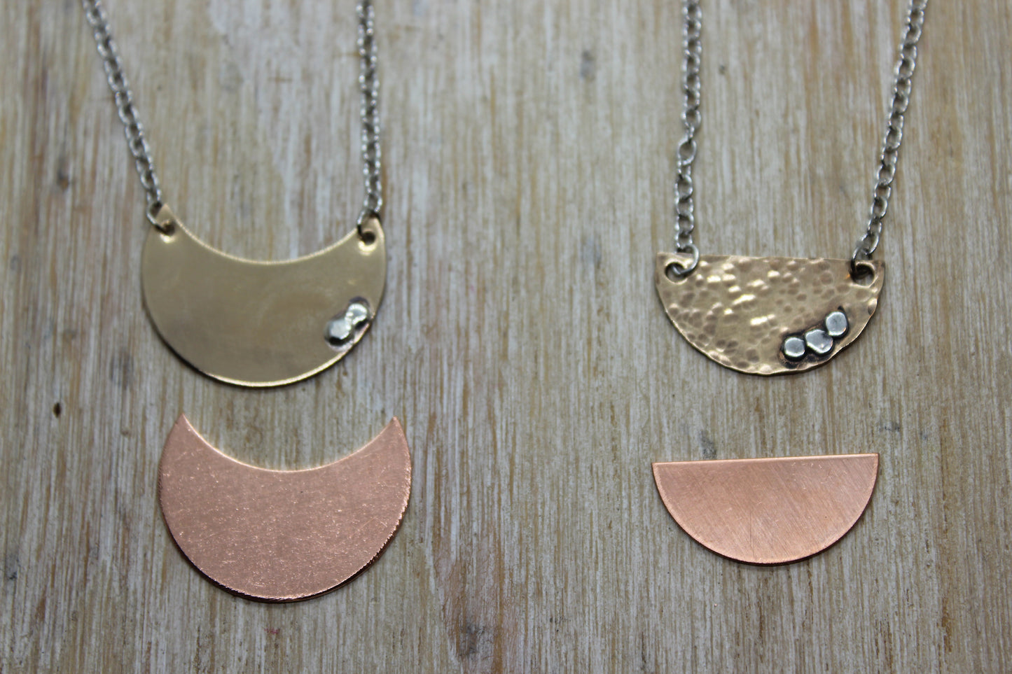 Personalized Minimalist Half-Circle Necklace