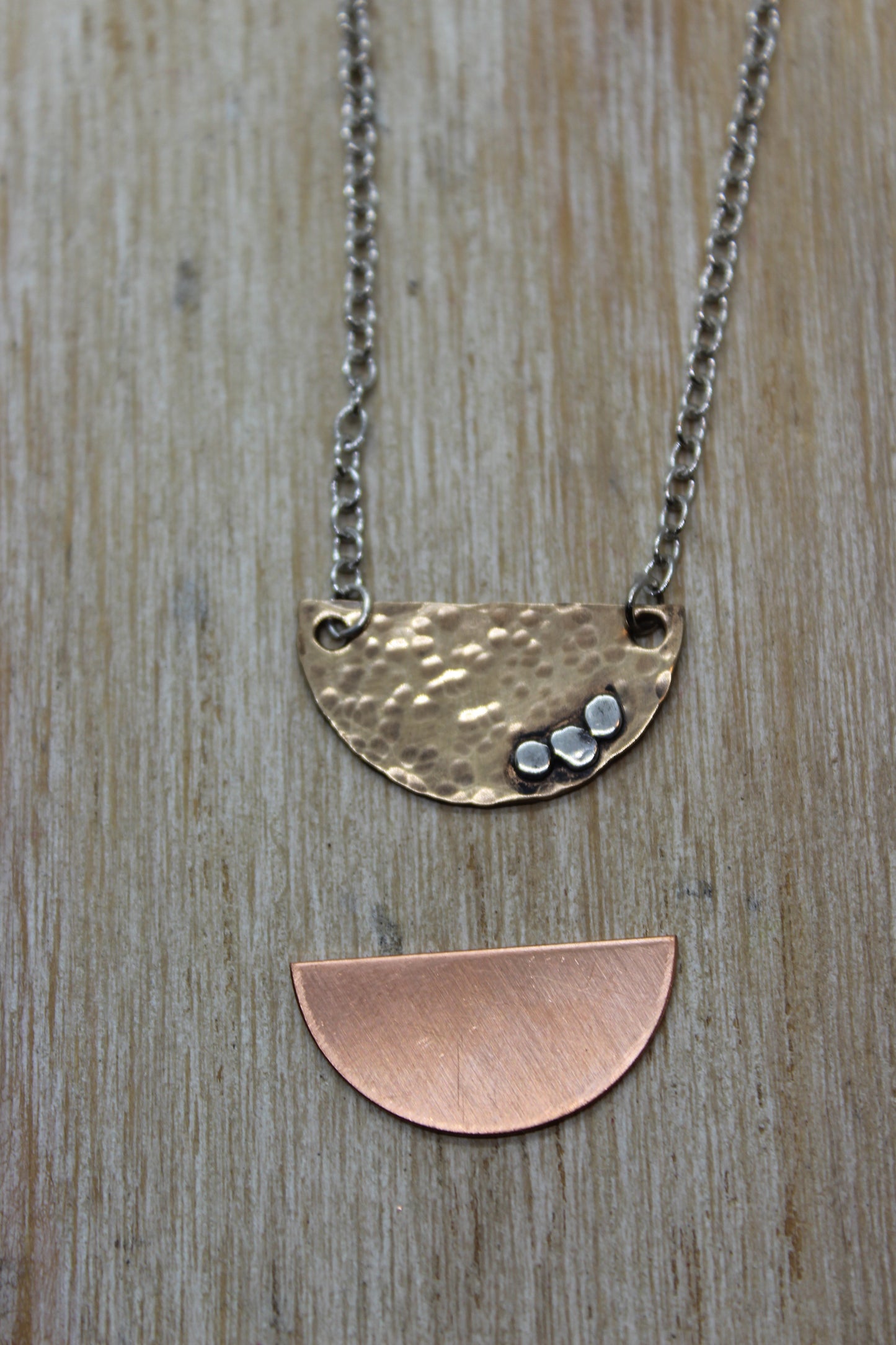 Personalized Minimalist Half-Circle Necklace